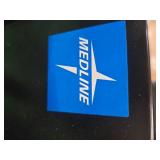 Medline 18" Wheelchair with footrest and head rest (New and assembled)