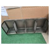 Tabletop shelf/divider (Dimension: 49"L x 16" W x 9"H)