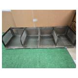 Tabletop shelf/divider (Dimension: 49"L x 16" W x 9"H)