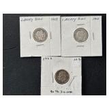 Barber and Roosevelt Silver Dimes