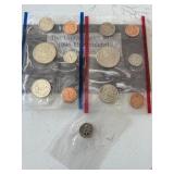 1996 P & D Mint Sets and 1996-W Roosevelt Dime