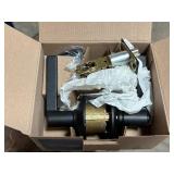 Schlage Matte Black Hall & Closet Locking Door Handles Quantity of 6