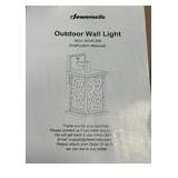 Outdoor Wall Light Quantity of 4