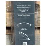 Bath Bliss Curved Shower Rod Quantity of 8