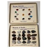 Vintage Canadian Rockcraft  - Souvenir of Canada Minerals and Baroque Collection Polished Semi-Precious Stones