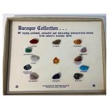 Vintage Canadian Rockcraft  - Souvenir of Canada Minerals and Baroque Collection Polished Semi-Precious Stones