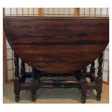 Vintage Drop Leaf Gate Leg Table
