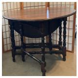 Vintage Drop Leaf Gate Leg Table
