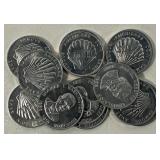 Thirteen Shell Game Coins (LOT1)