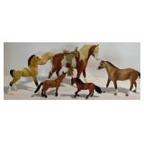 LOT of Five Horse Figurines - Four Breyer and One China