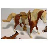 LOT of Five Horse Figurines - Four Breyer and One China