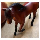 LOT of Five Horse Figurines - Four Breyer and One China