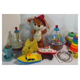 LOT of Twelve Vintage Toys - Gund Creation Rabbit and More