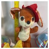 LOT of Twelve Vintage Toys - Gund Creation Rabbit and More