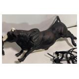 Breyer Cowboy, Horse, Bucking Bull and Carol Herden Calf