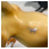 Breyer Cowboy, Horse, Bucking Bull and Carol Herden Calf