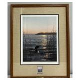 Signed and Numbered 902/1500 Print - "North Country Loon" by Phil Scholer
