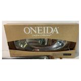 Frontier Forge Cheese and Butter Set and Oneida Stainless Roll Tray