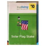 Five Piece Gardening Decor LOT - Butterflies, Solar Flag Stake