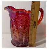 Indiana Glass Sunset Carnival Glass Pitcher