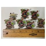 Cooperstown Pin Back Buttons Baseball Lot of 7