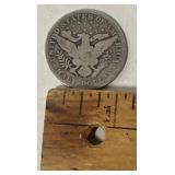 1908 D Barber Half Dollar