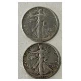 Walking Liberty Half Dollars 1942 and 1946