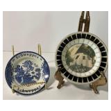 Enoch Wedgewood Turnstall Blue Willow Schwepps Advertising Tip Tray
