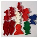Vintage Walt Disney, Porky Pig, Charlie Brown, Ronald McDonald Cookie Cutters