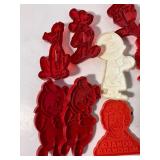Vintage Walt Disney, Porky Pig, Charlie Brown, Ronald McDonald Cookie Cutters