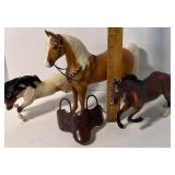Three Vintage Breyer Reeves Western Horses USA