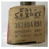 International Harvester Valve, New Tractor Cover and Speltz Grain Thermometer