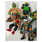 1993 Teenage Mutant Ninja Turtle Action Figures Lot of 7