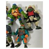 1993 Teenage Mutant Ninja Turtle Action Figures Lot of 7