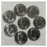 1776-1976 Kennedy Half Dollars Lot of 8
