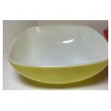 Lot of 3 Vintage Pyrex Red Orange Yellow