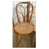 Lot of 3 Vintage Wood Chairs Petite