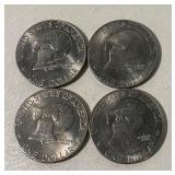 1776-1976 Eisenhower Dollar Coins Lot of 4