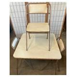 Vintage Card Table with 3 Chairs