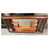 Vintage Mid Century Shadow Box and Velvet Matador Painting