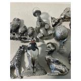 Lot of 12 Pewter Miniatures