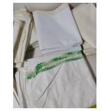 Vintage Linens Embroidered Pillowcases 8 Sets