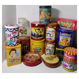 Large Promotional Tin Lot