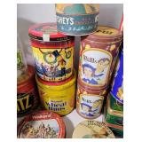 Large Promotional Tin Lot