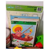 LARGE LOT Vintage Toys and Puzzles