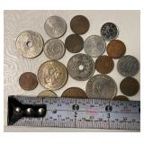 Denmark Currency 18 Piece Lot