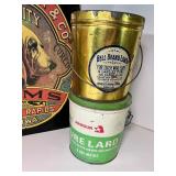 Vintage Ham Sign T.M. Sinclair & Co. Fidelity Sugar Cured Hams from Cedar Rapids, Iowa