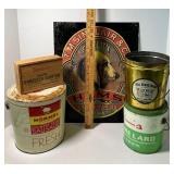 Vintage Ham Sign T.M. Sinclair & Co. Fidelity Sugar Cured Hams from Cedar Rapids, Iowa