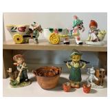 Vintage Planters and Figurines