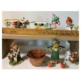 Vintage Planters and Figurines